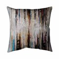 Begin Home Decor 26 x 26 in. Abstract Runny Paint-Double Sided Print Indoor Pillow 5541-2626-AB17